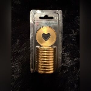 Happy Planner Gold Heart Expander Metal Discs 11 Pc Set